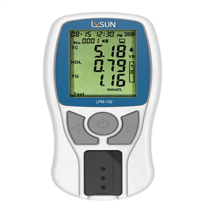 Best Quality Triple-in-one Lipid Monitor HDL LDL Triglycerides Cholesterol