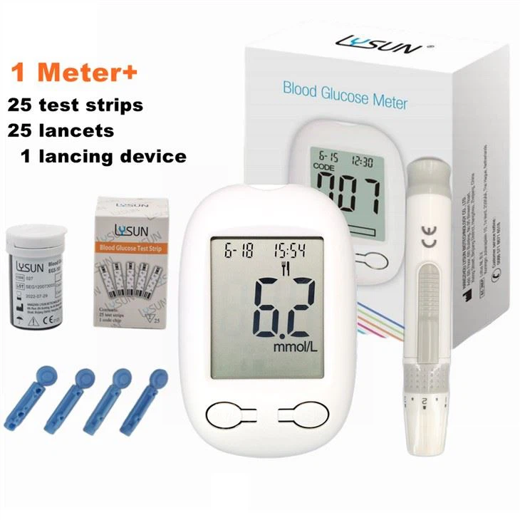 Professional Manufacturer Code Free Diabetes Test Meter Glucose Monitor