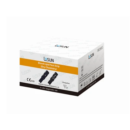 3 viename kraujo lipidų tyrimo juostelė LPM-101/LPM-102 greitam tyrimui