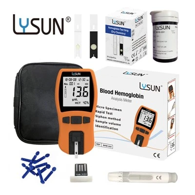 Lysun BHM -202 hemoglobino HCT/ HB matuoklio profesionalus sifono metodas hemoglobino mašina